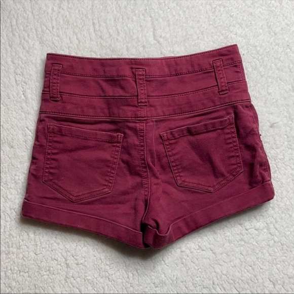 Mossimo Supply Co Burgundy shorts High Waist
Size 9 - Picture 4 of 6